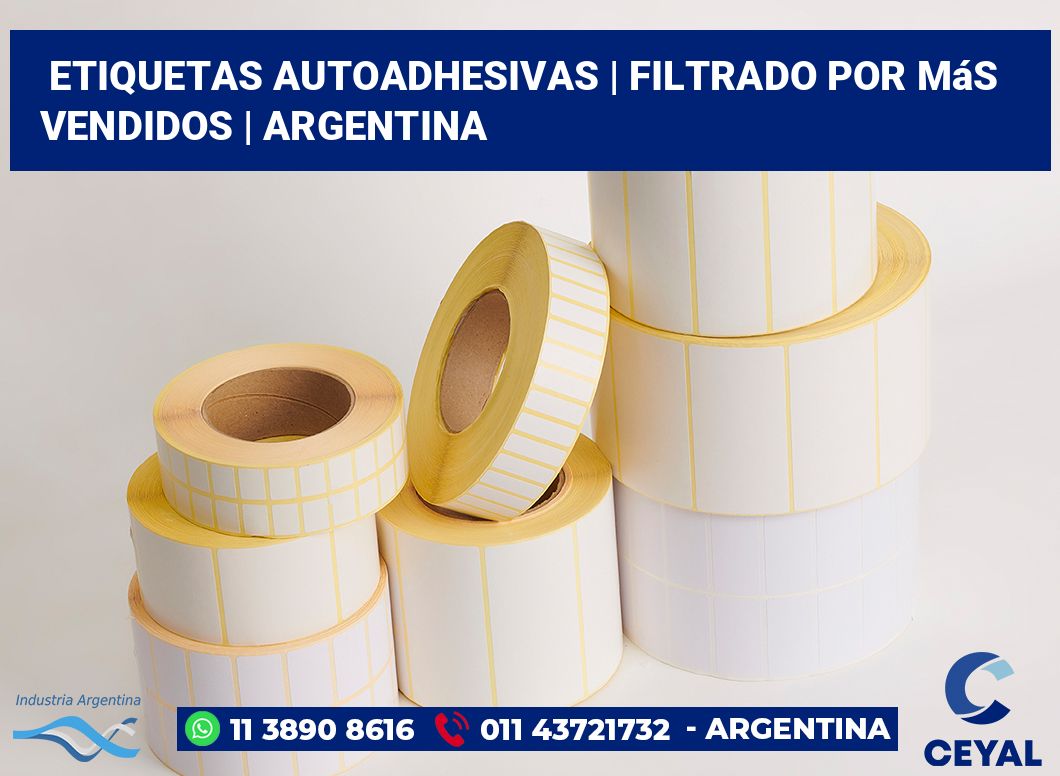 etiquetas autoadhesivas | Filtrado por más vendidos | Argentina