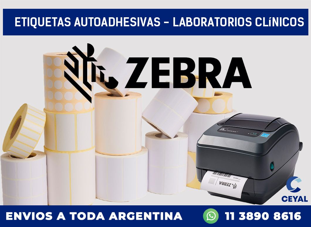 etiquetas autoadhesivas – Laboratorios clínicos