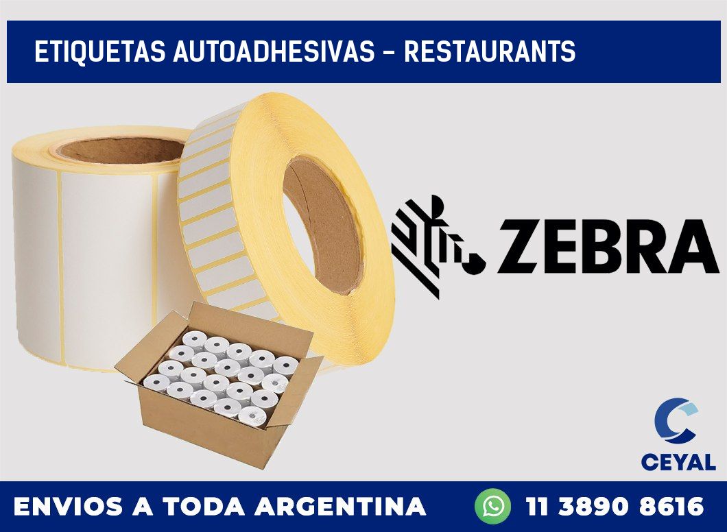 etiquetas autoadhesivas – Restaurants