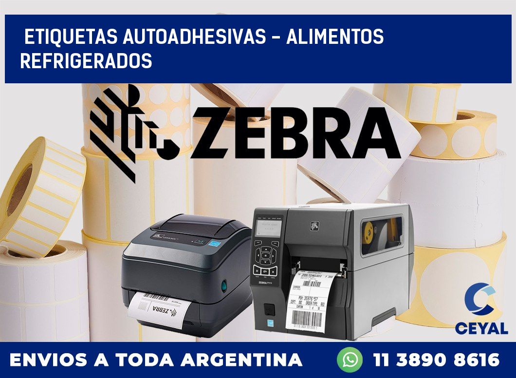 etiquetas autoadhesivas – alimentos refrigerados