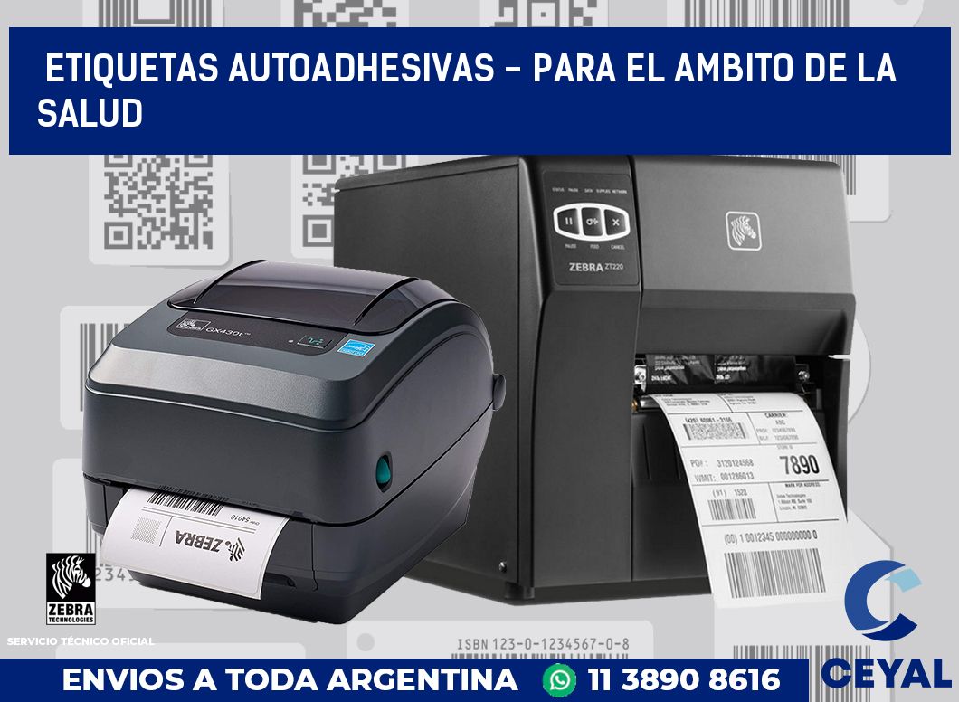 etiquetas autoadhesivas - para el ambito de la salud
