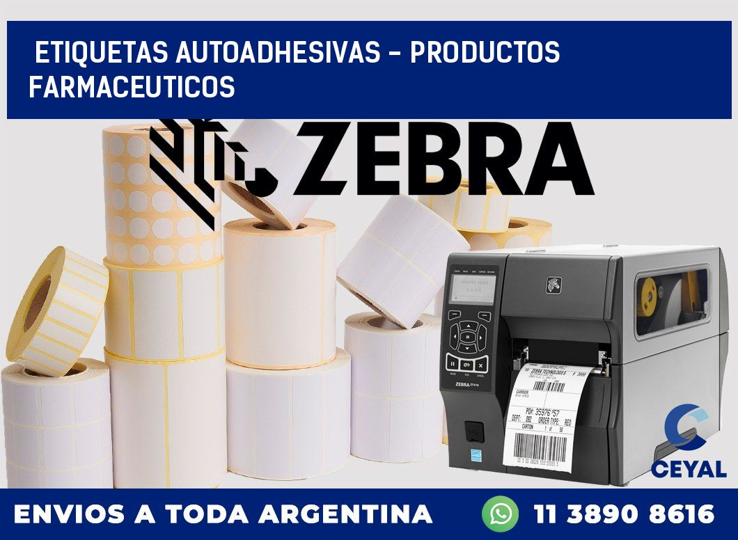 etiquetas autoadhesivas – productos farmaceuticos