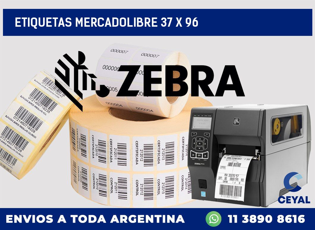 etiquetas mercadolibre 37 x 96