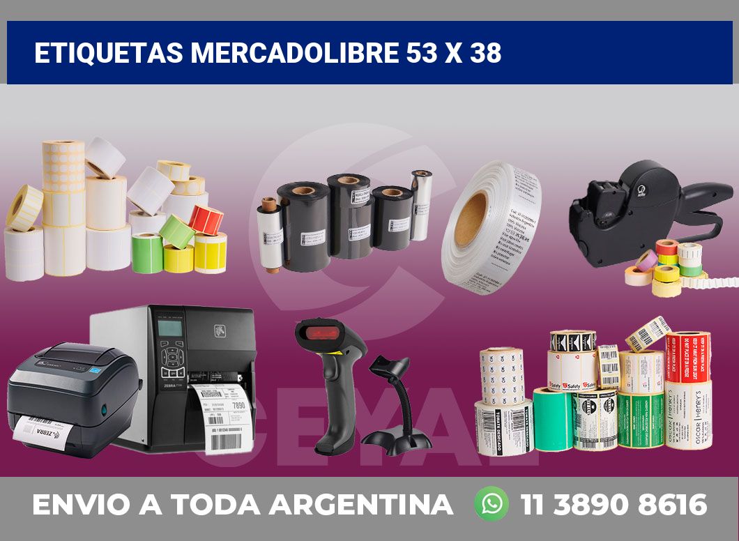 etiquetas mercadolibre 53 x 38