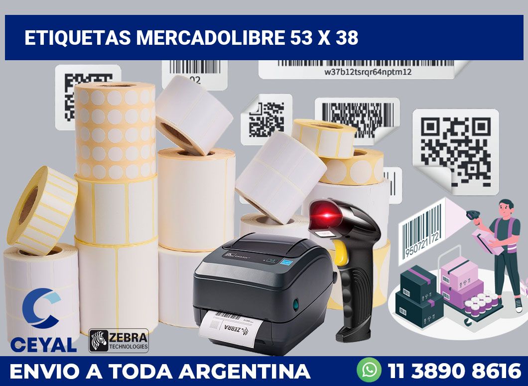 etiquetas mercadolibre 53 x 38