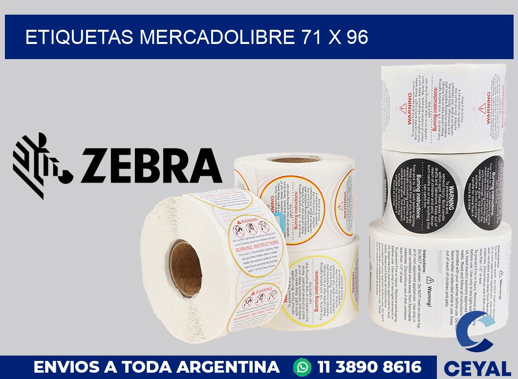 etiquetas mercadolibre 71 x 96
