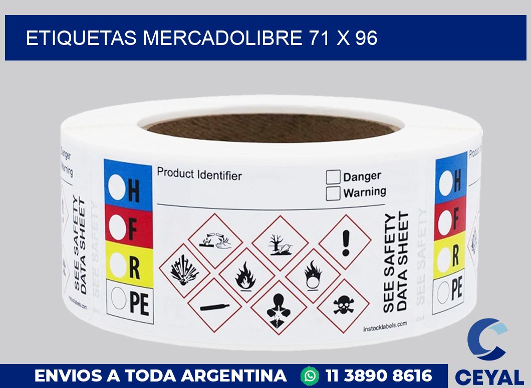 etiquetas mercadolibre 71 x 96