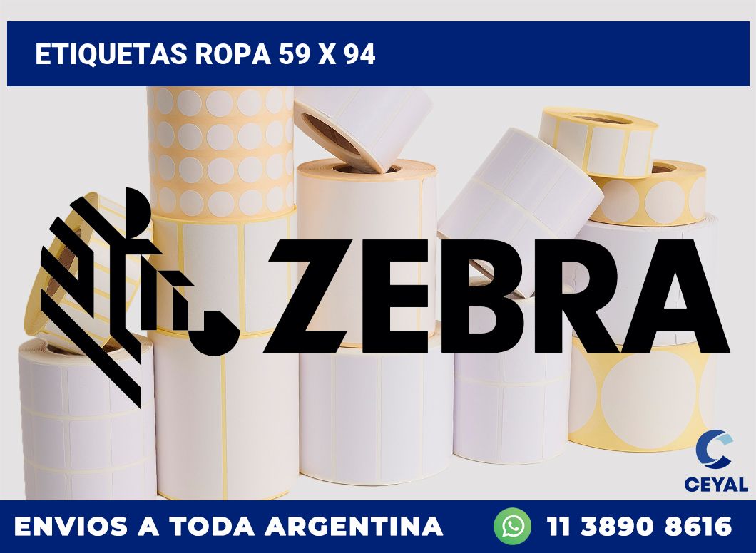 etiquetas ropa 59 x 94