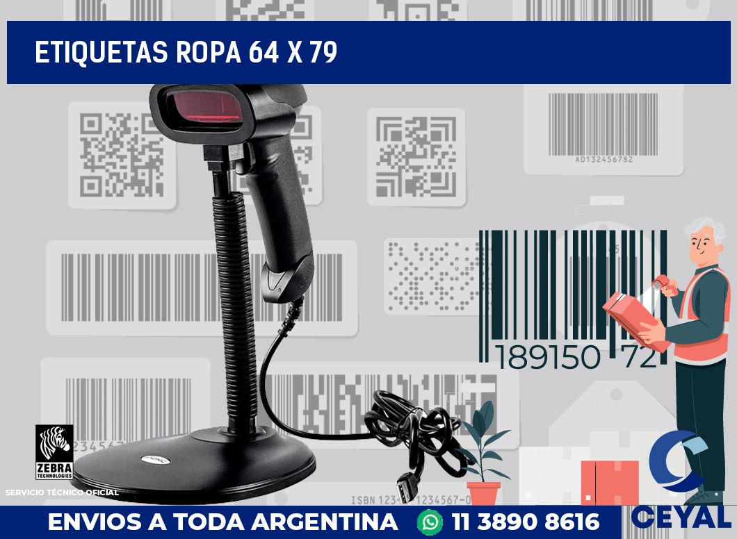 etiquetas ropa 64 x 79