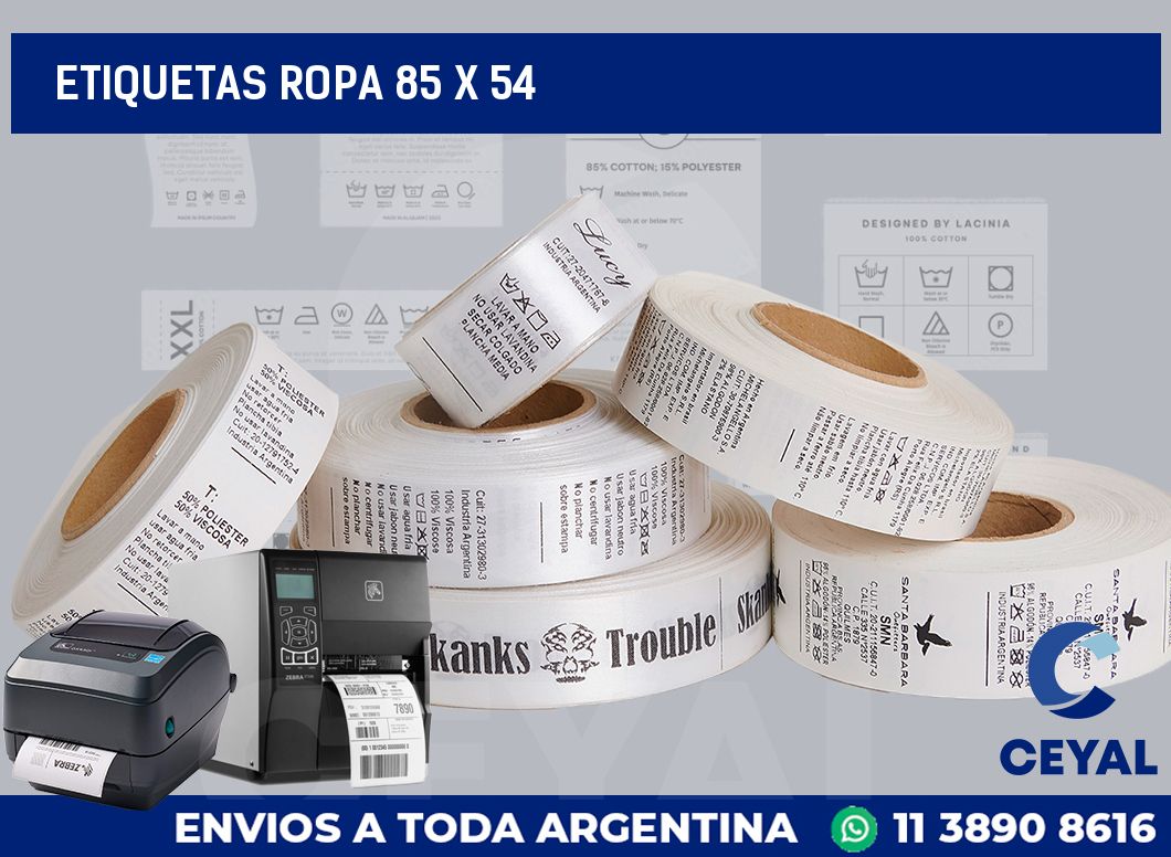 etiquetas ropa 85 x 54
