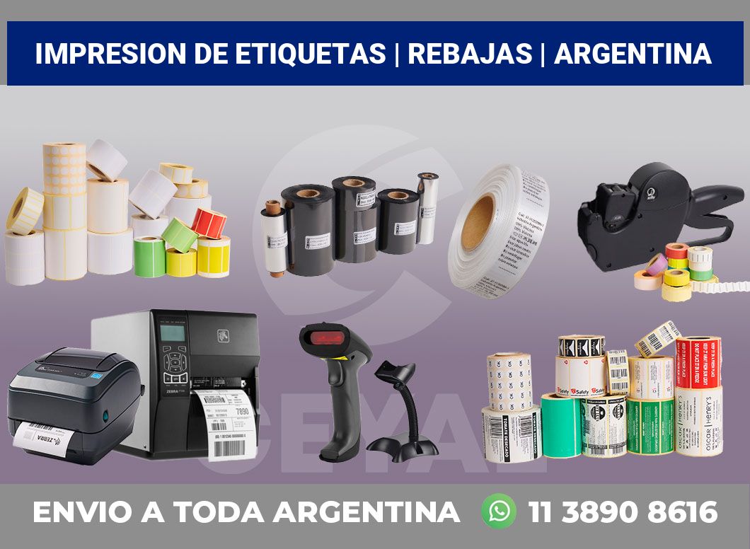 impresion de etiquetas | Rebajas | Argentina