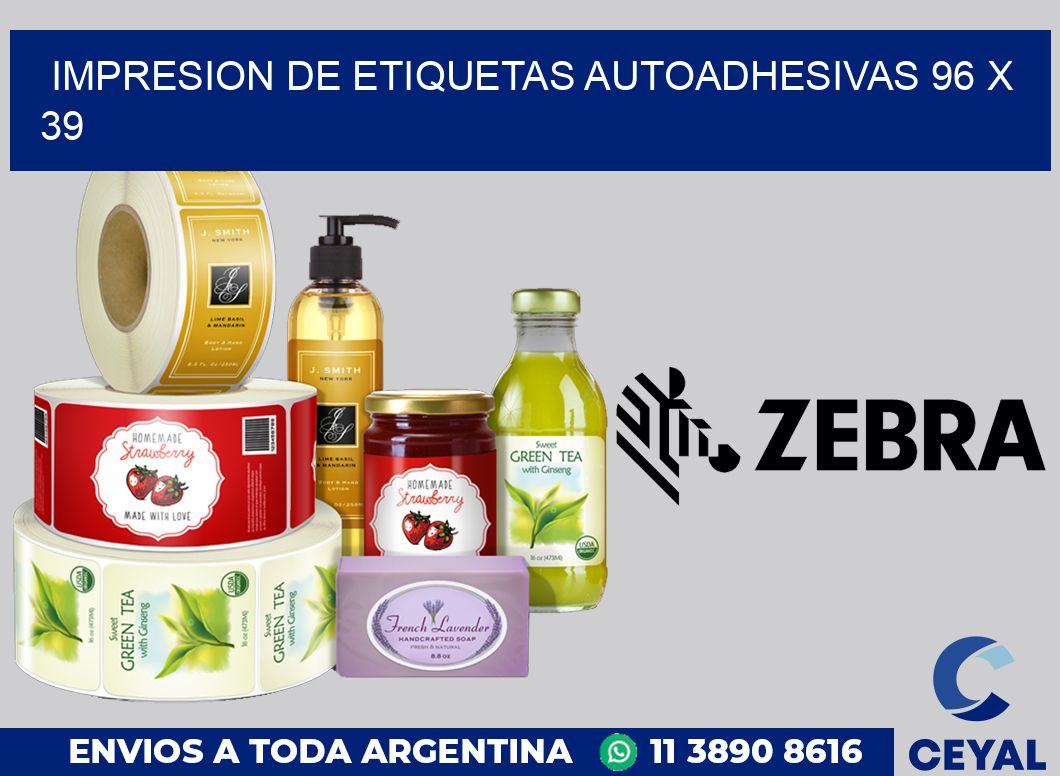 impresion de etiquetas autoadhesivas 96 x 39