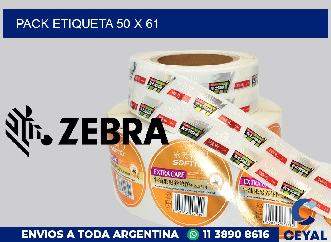 pack etiqueta 50 x 61