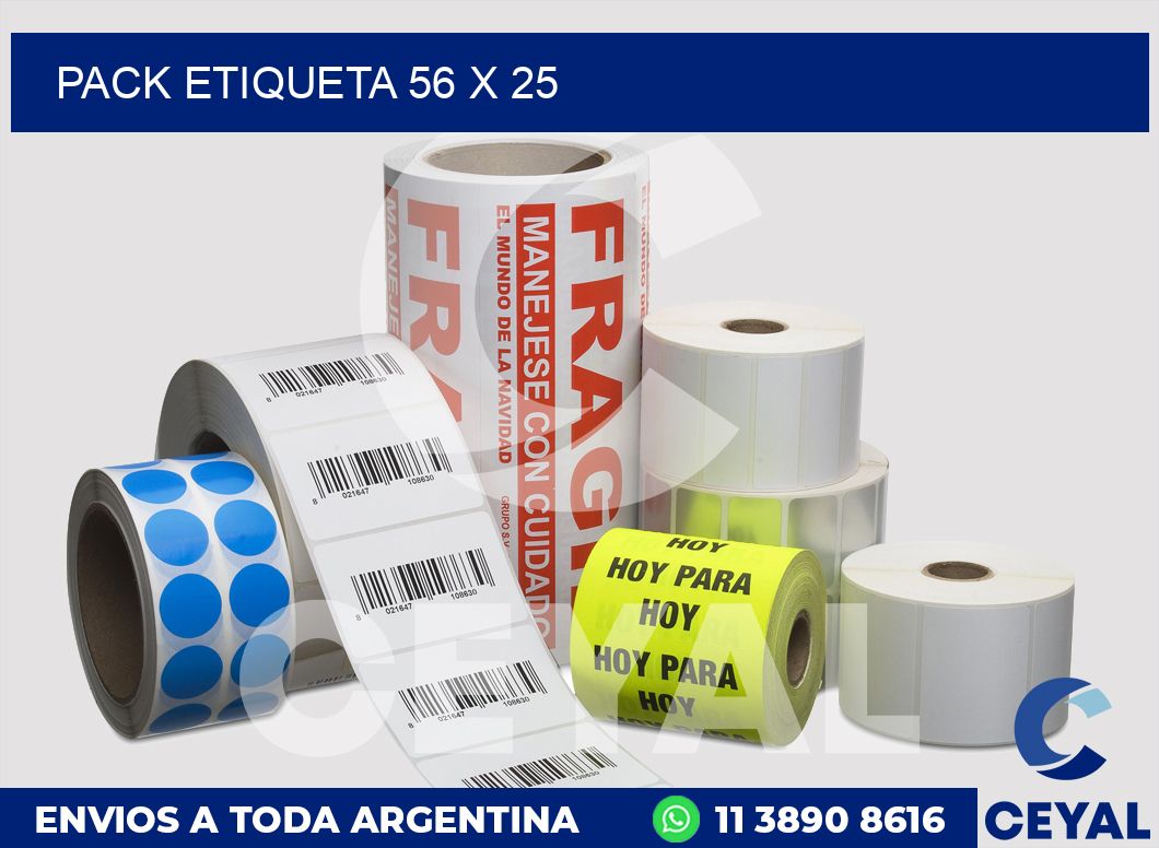 pack etiqueta 56 x 25