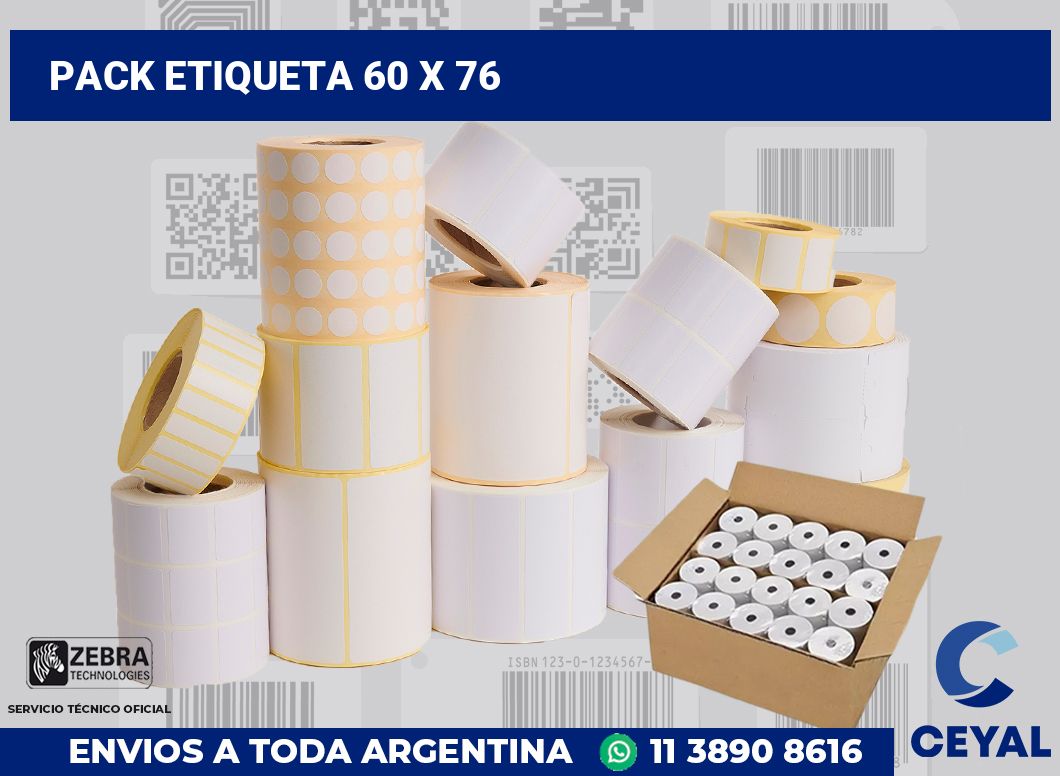 pack etiqueta 60 x 76