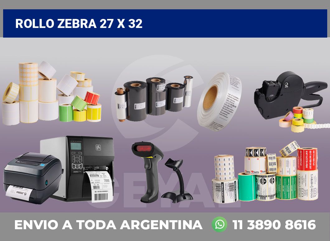 rollo zebra 27 x 32