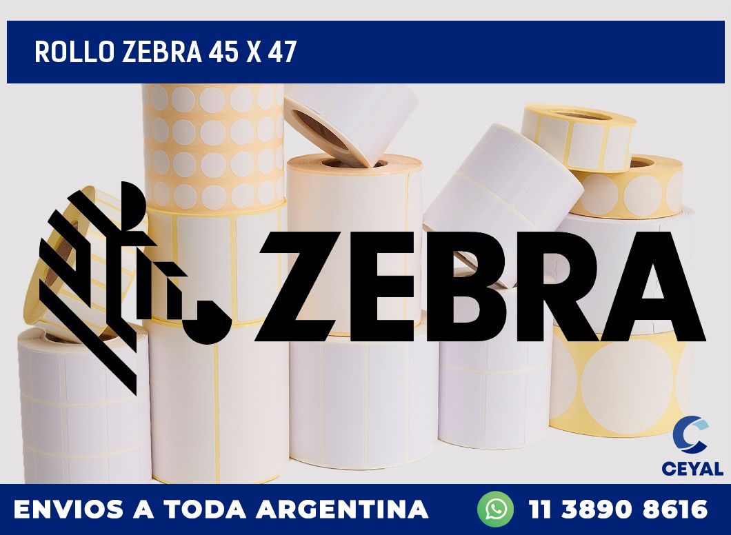 rollo zebra 45 x 47