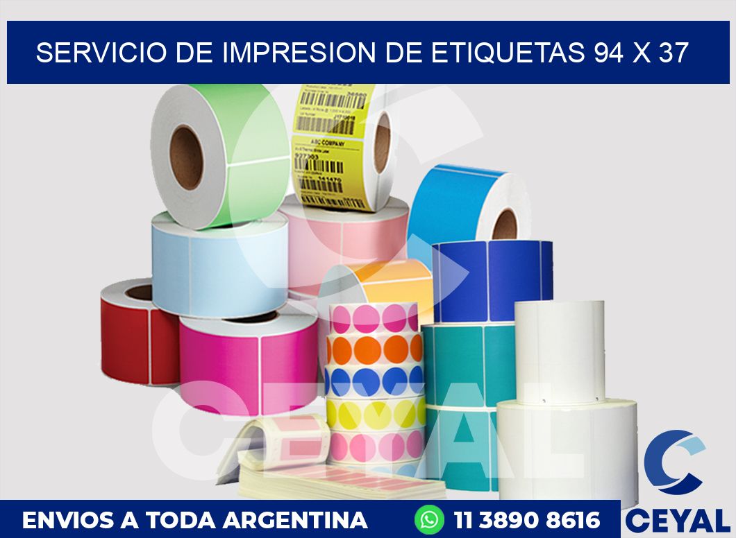 servicio de impresion de etiquetas 94 x 37