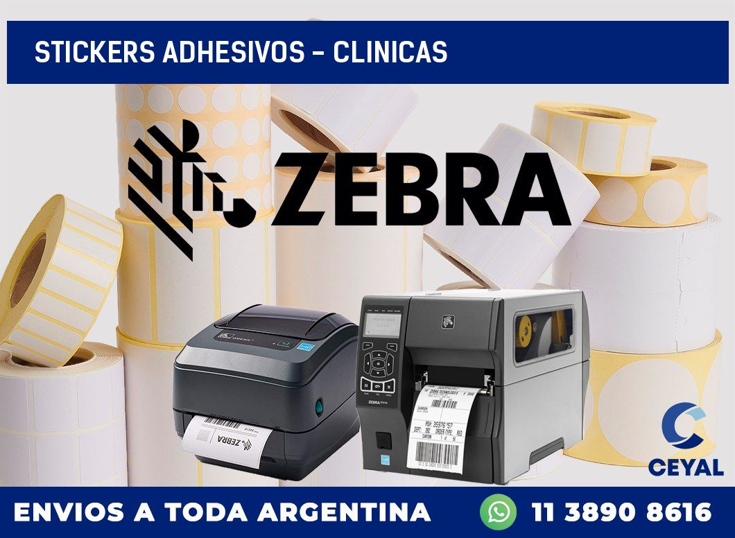 stickers adhesivos – clinicas