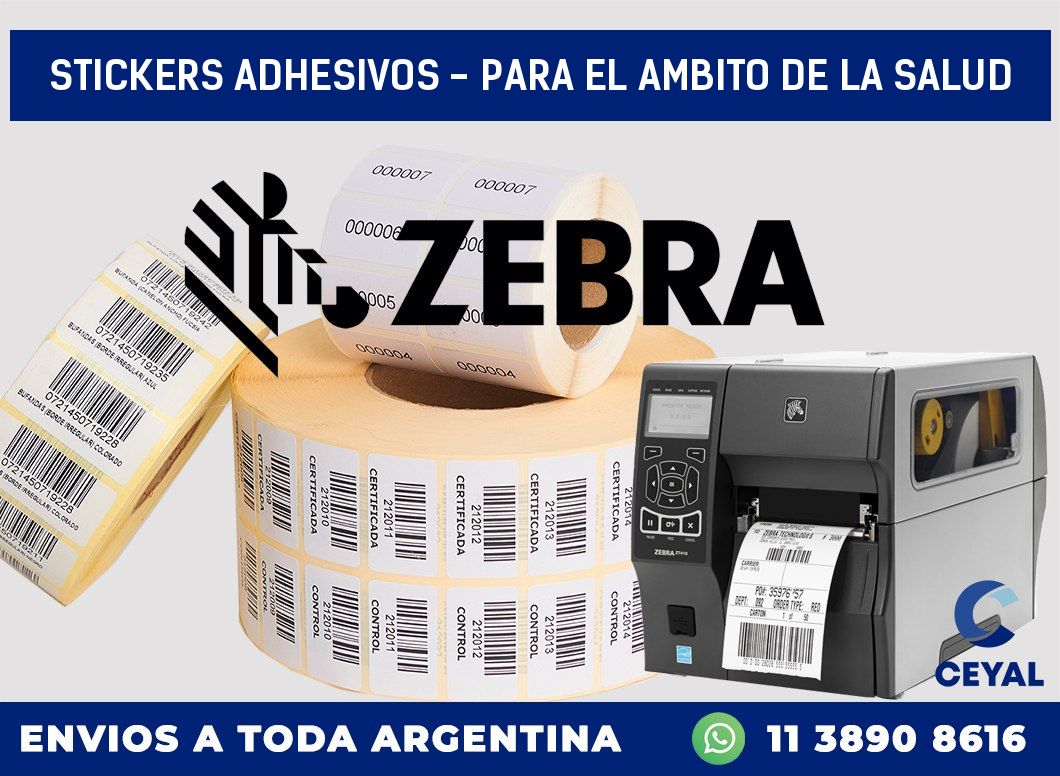 stickers adhesivos - para el ambito de la salud