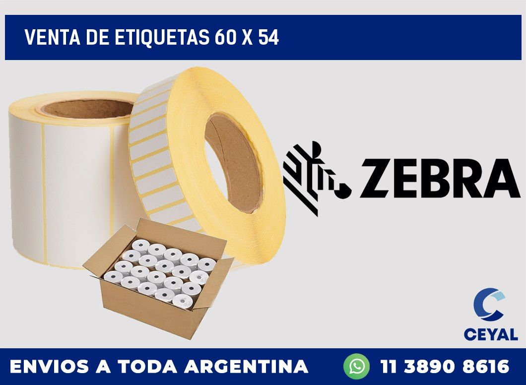 venta de etiquetas 60 x 54