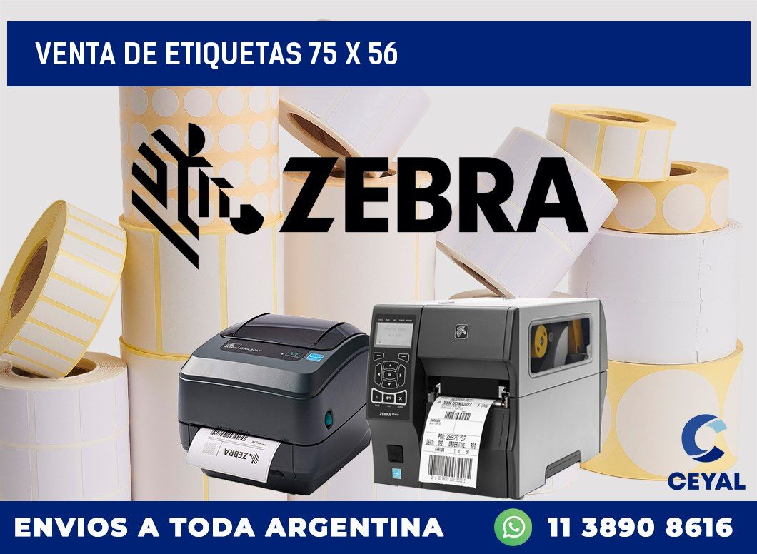 venta de etiquetas 75 x 56