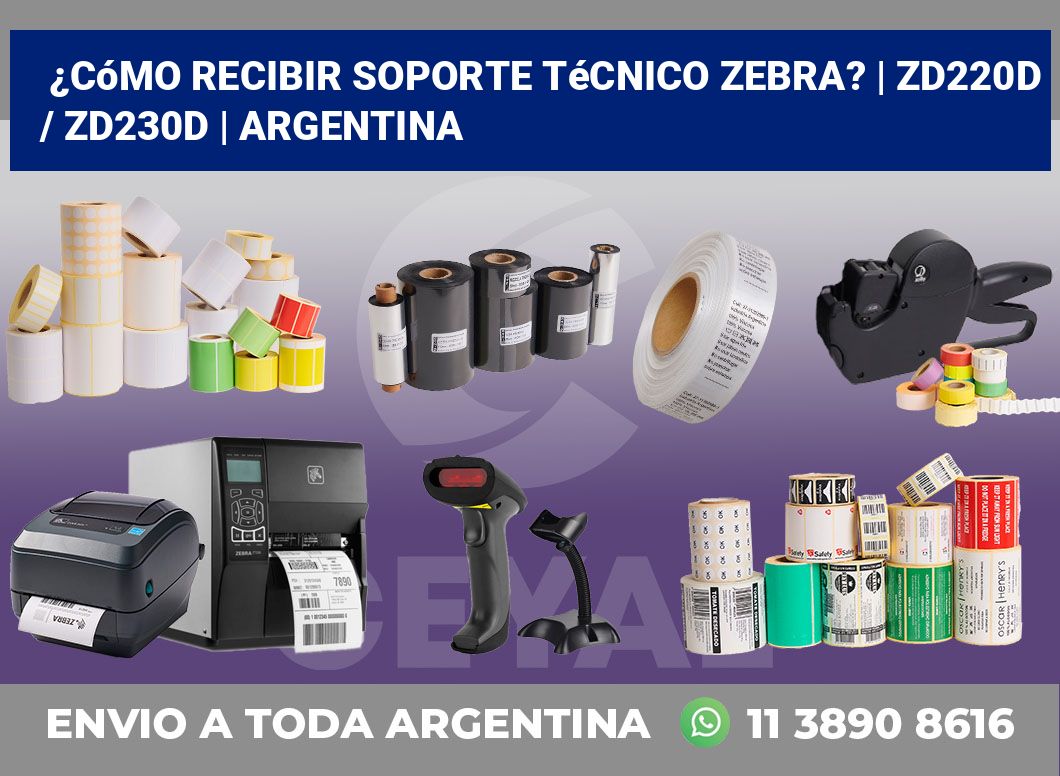 ¿Cómo recibir soporte técnico Zebra? | ZD220d / ZD230d | Argentina