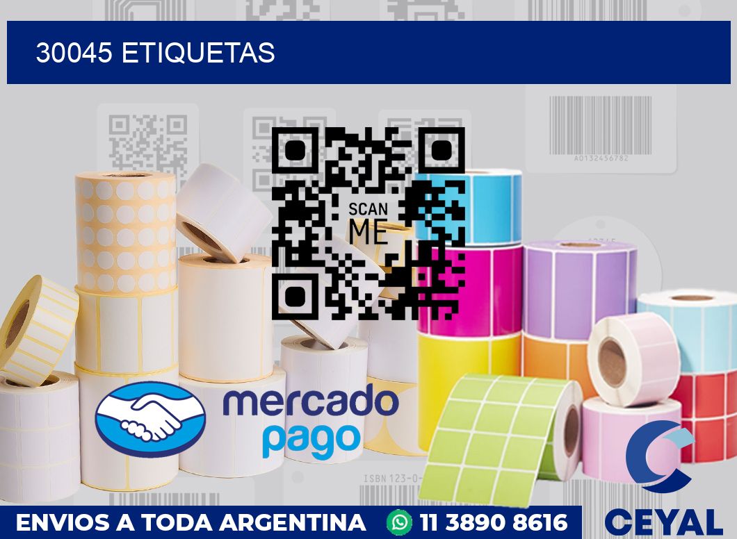 30045 etiquetas