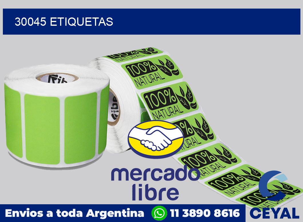 30045 etiquetas