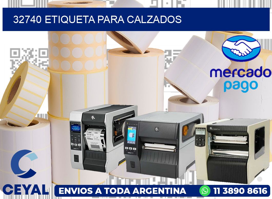 32740 Etiqueta para calzados