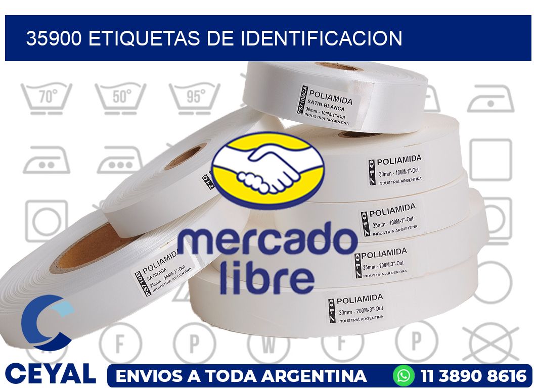 35900 Etiquetas de identificacion