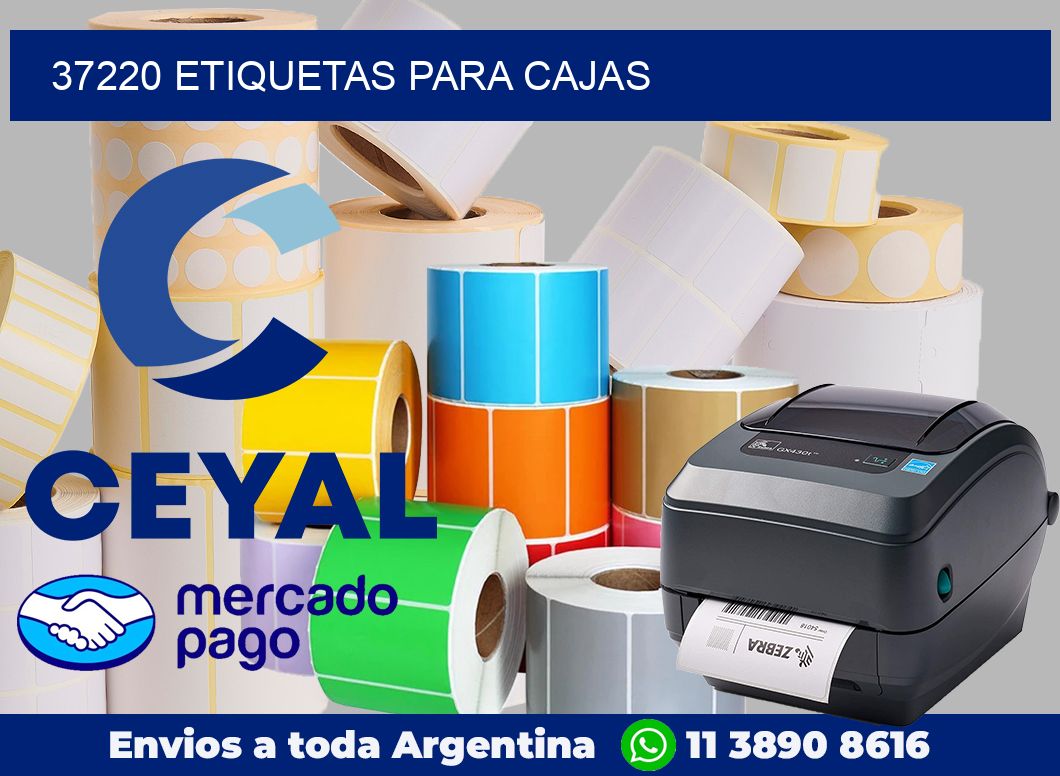 37220 Etiquetas para cajas
