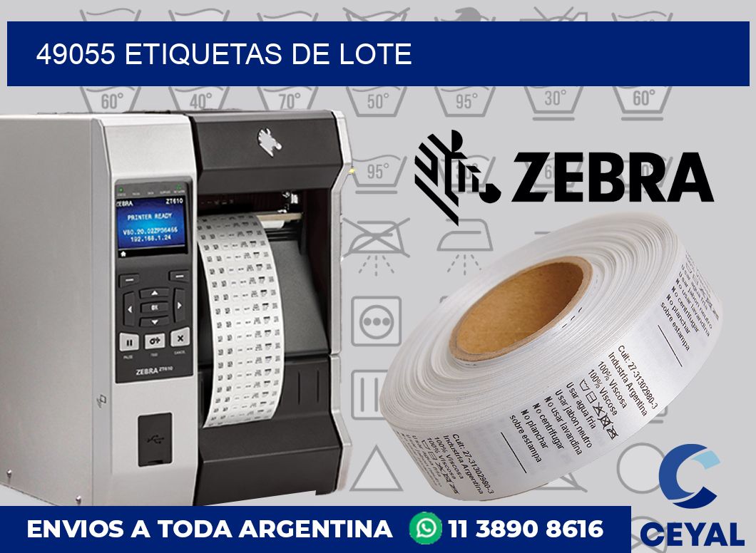 49055 Etiquetas de lote