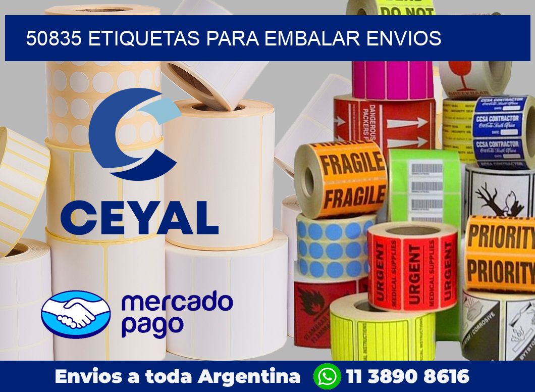50835 Etiquetas para embalar envios