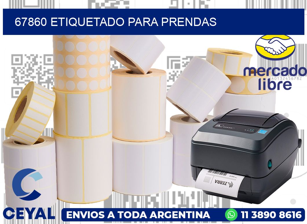 67860 Etiquetado para prendas