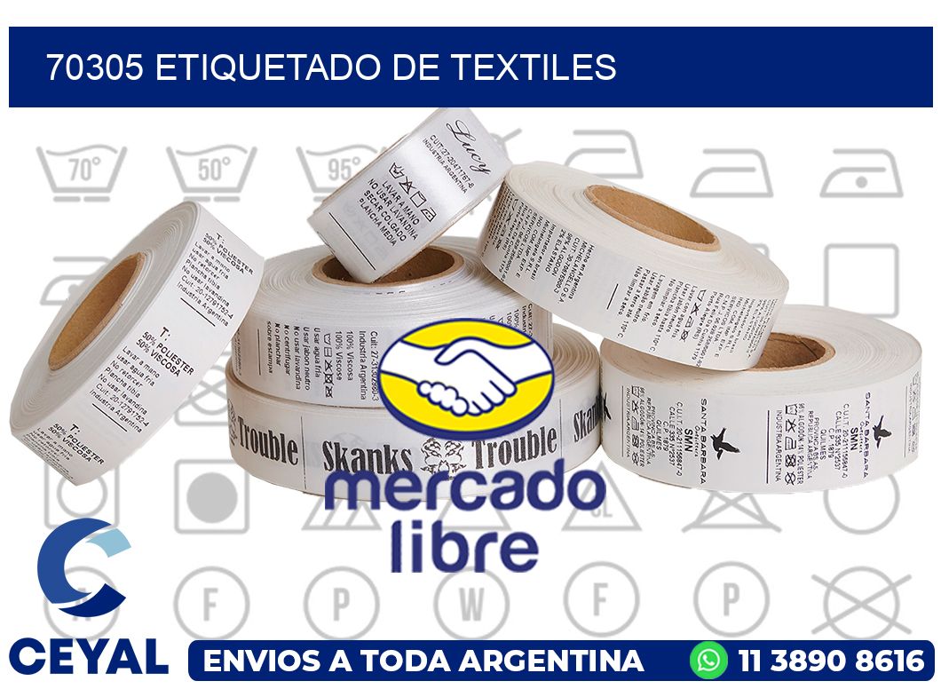 70305 Etiquetado de textiles