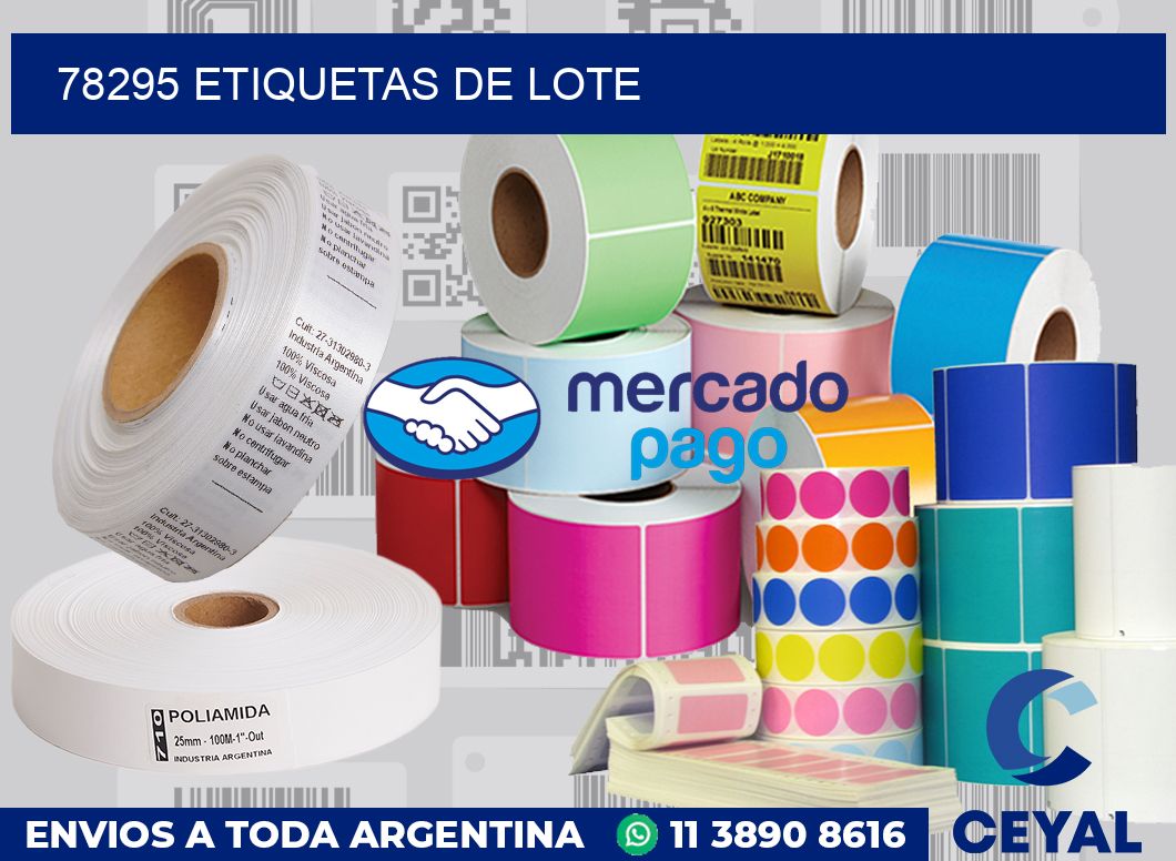 78295 Etiquetas de lote