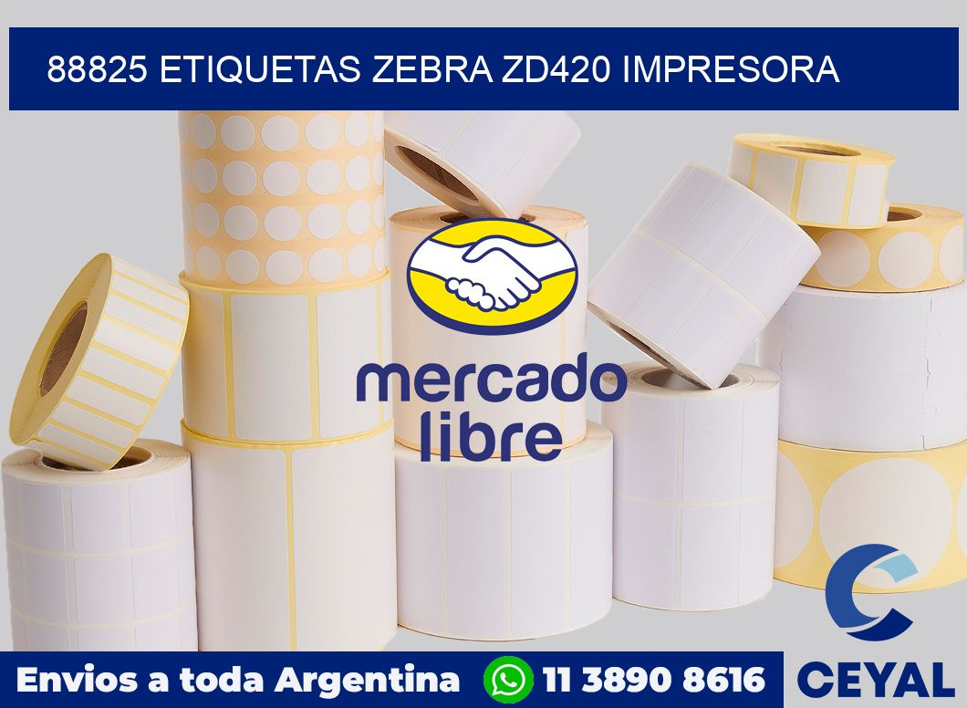 88825 etiquetas Zebra zd420 impresora