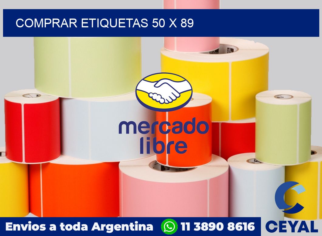 Comprar etiquetas 50 x 89