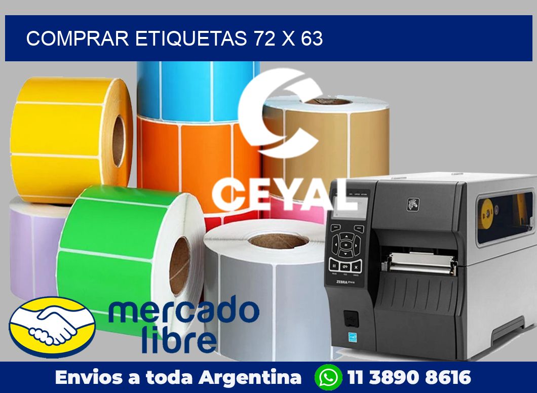 Comprar etiquetas 72 x 63