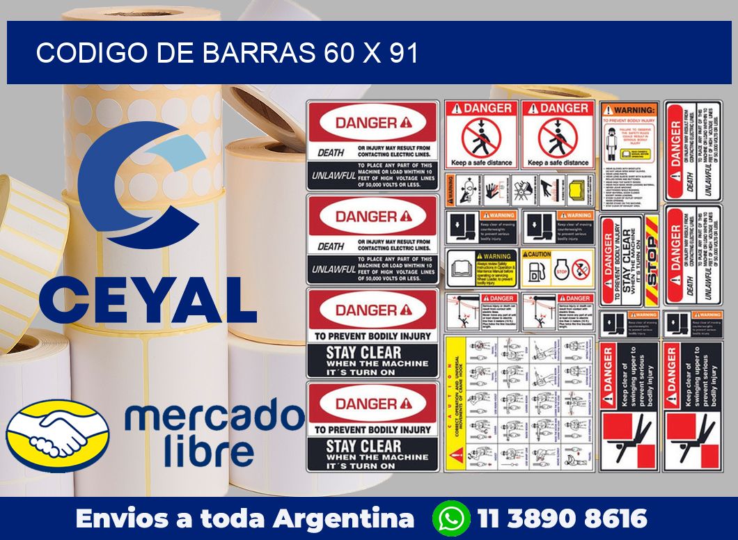 codigo de barras 60 x 91