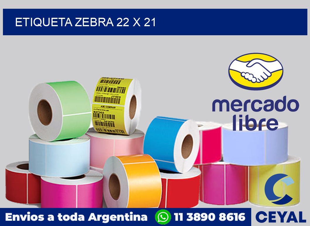 etiqueta zebra 22 x 21