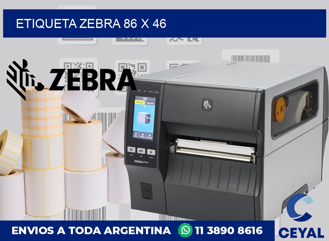 etiqueta zebra 86 x 46