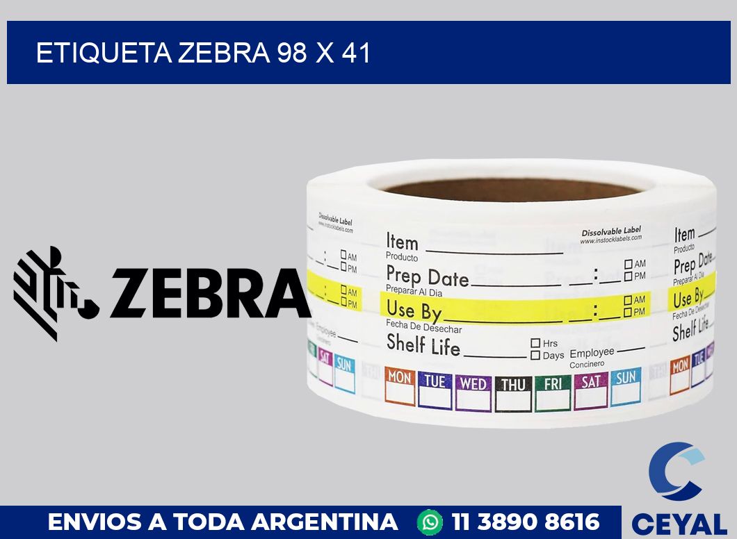 etiqueta zebra 98 x 41