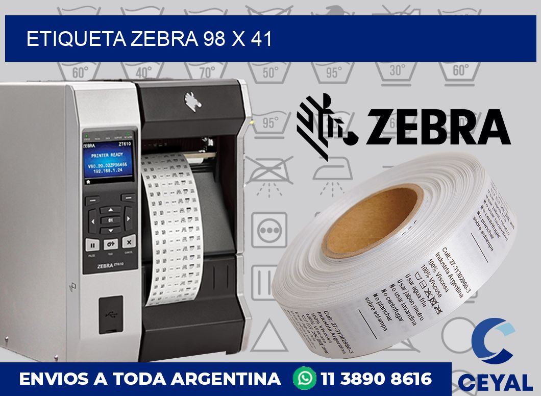 etiqueta zebra 98 x 41