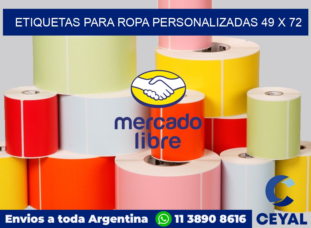 etiquetas para ropa personalizadas 49 x 72