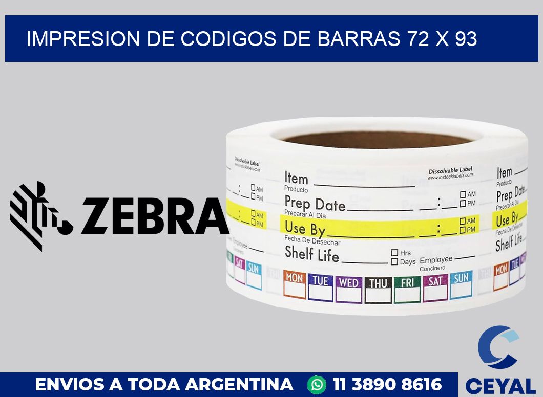 impresion de codigos de barras 72 x 93