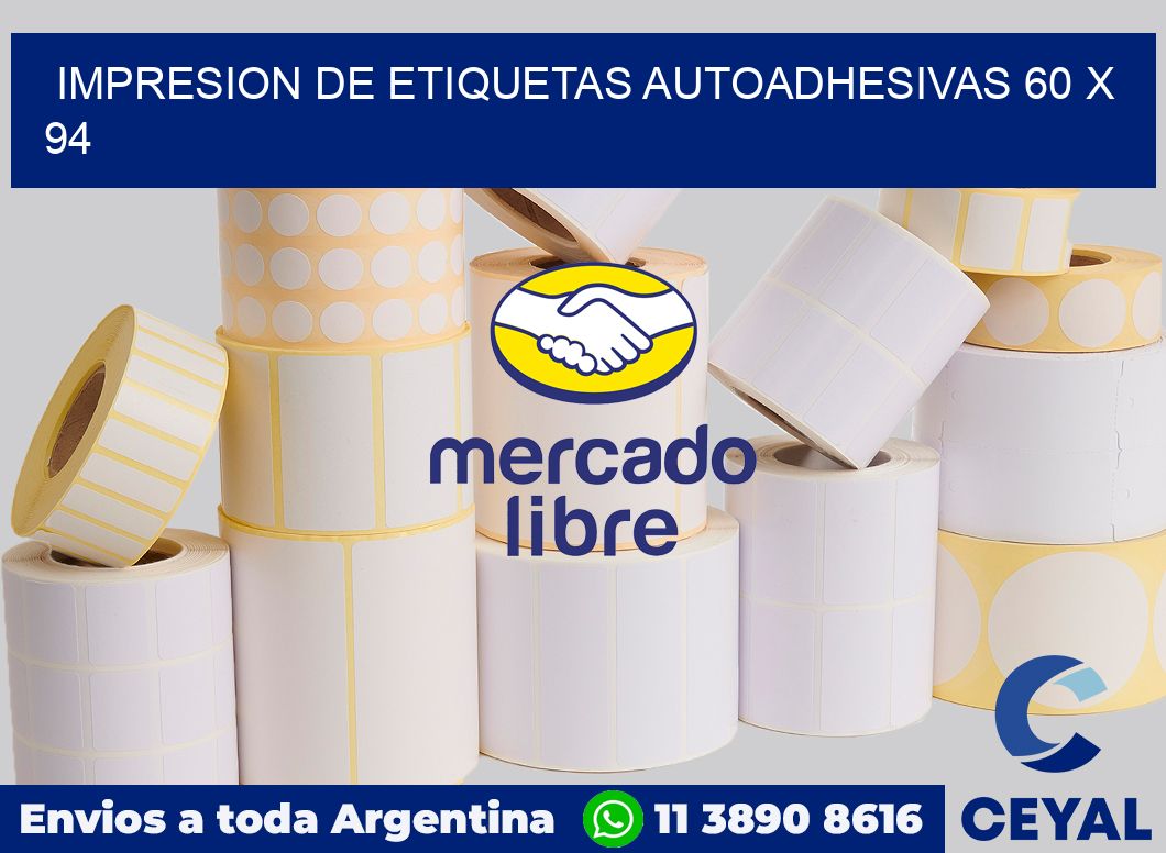 impresion de etiquetas autoadhesivas 60 x 94