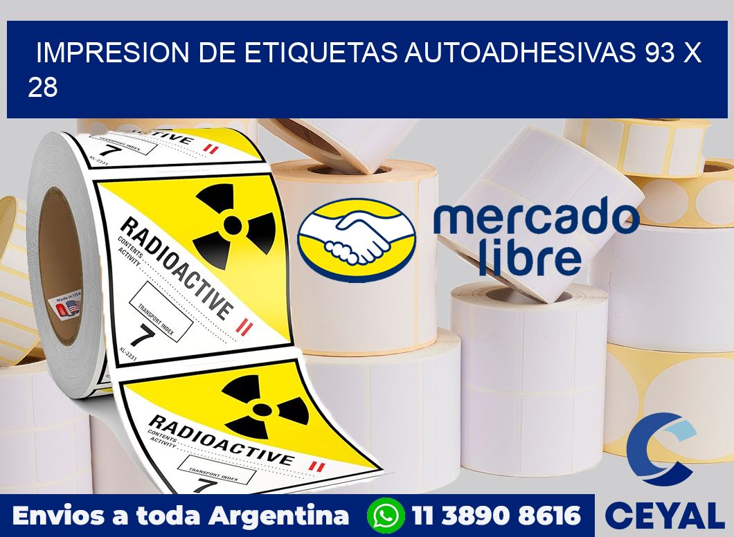 impresion de etiquetas autoadhesivas 93 x 28
