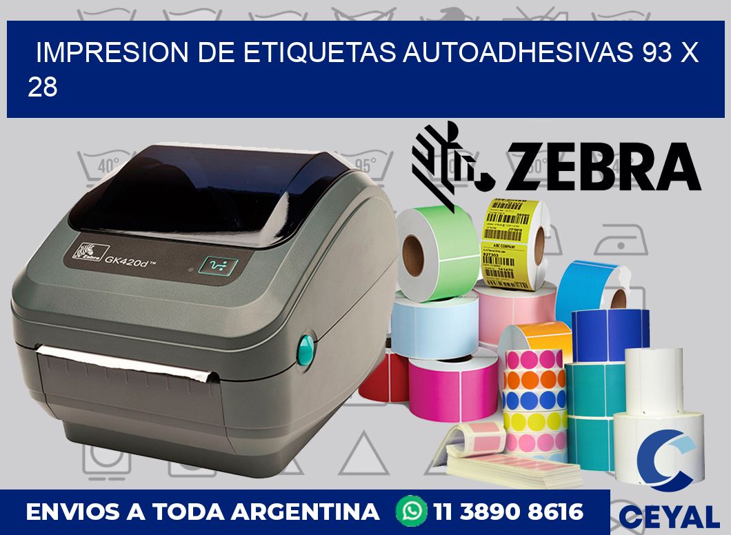 impresion de etiquetas autoadhesivas 93 x 28